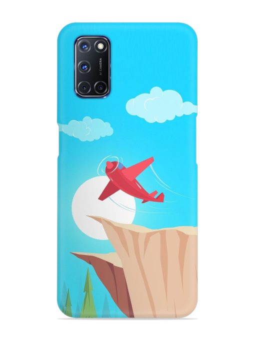 Small Planes In Flight Snap Case for Oppo A92 Zapvi