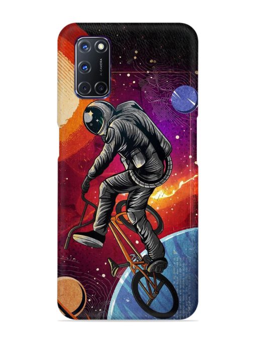 Super Eclipse Bmx Bike Snap Case for Oppo A92 Zapvi