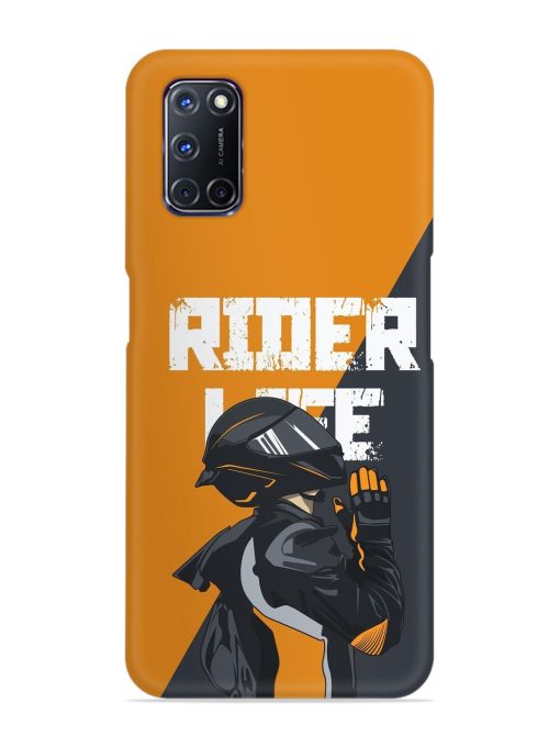 Rider Life Snap Case for Oppo A92 Zapvi