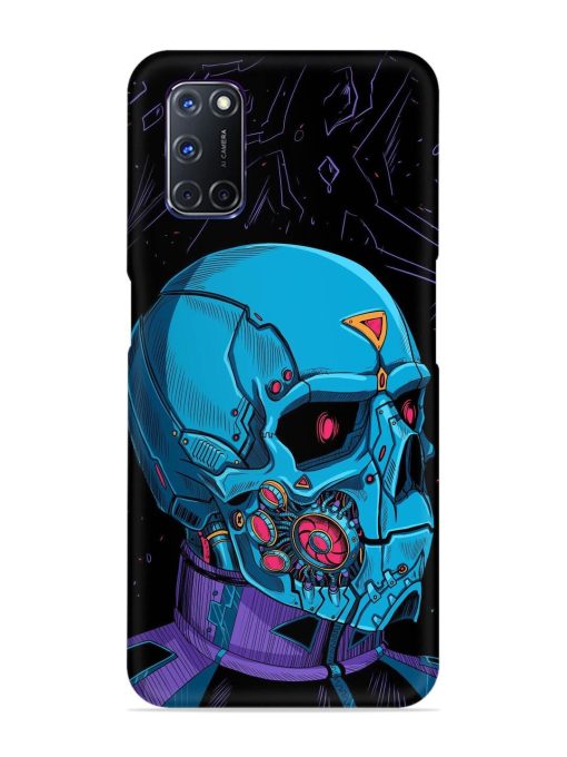 Skull Robo Vector Snap Case for Oppo A92 Zapvi