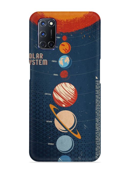 Solar System Vector Snap Case for Oppo A92 Zapvi