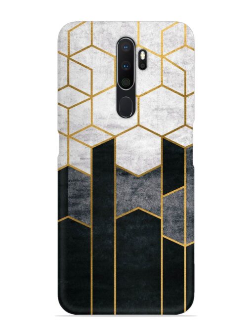 Cube Marble Art Snap Case for Oppo A9 (2020) Zapvi