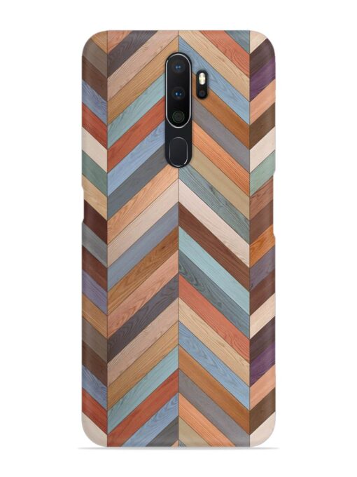 Seamless Wood Parquet Snap Case for Oppo A9 (2020) Zapvi