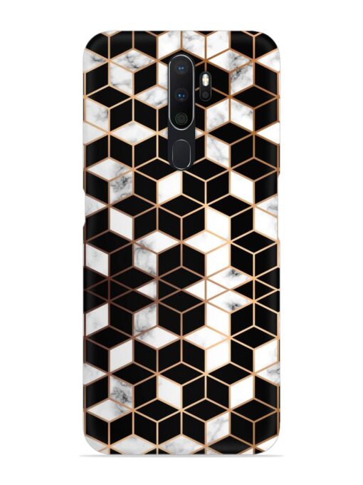 Vector Marble Texture Snap Case for Oppo A9 (2020) Zapvi