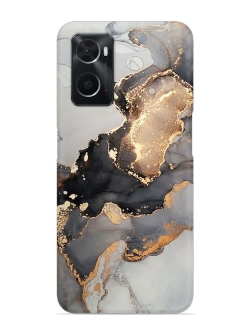 Luxury Abstract Fluid Snap Case for Oppo A96 Zapvi