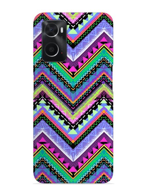 Tribal Aztec Print Snap Case for Oppo A96 Zapvi