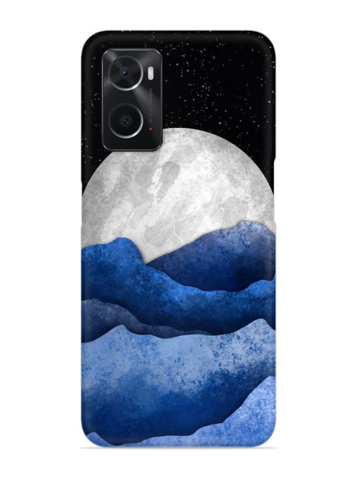 Full Moon Mountain Vector Snap Case for Oppo A96