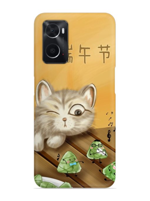 Cat Scorpion Dancing Snap Case for Oppo A96