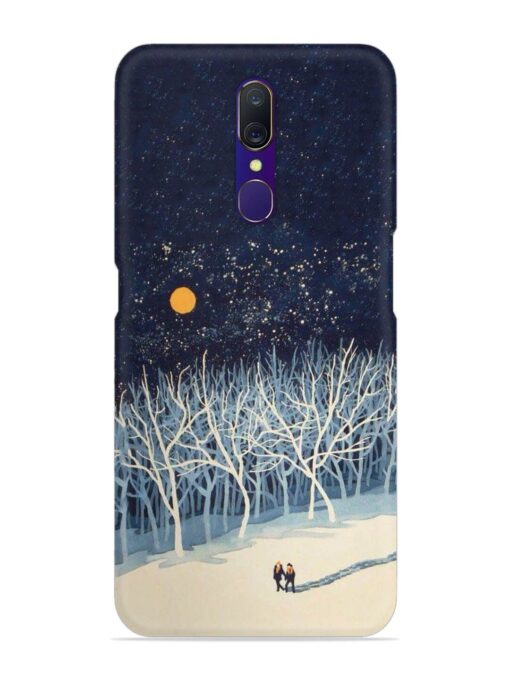 Full Moon Snowshoe Tour Snap Case for Oppo F11 Zapvi