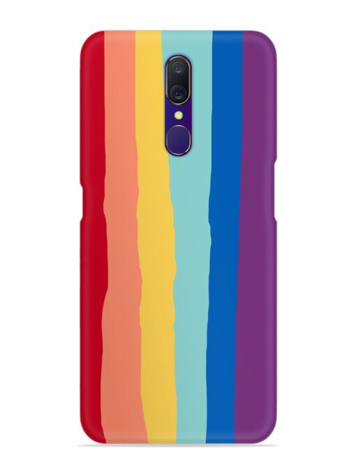 Rainbow Genuine Liquid Snap Case for Oppo F11 Zapvi