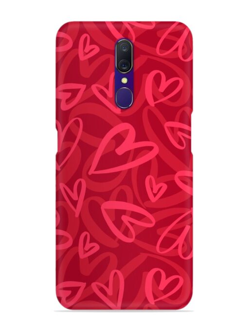 Seamless Romantic Pattern Snap Case for Oppo F11 Zapvi