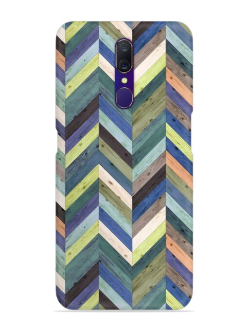 Chevron Random Color Snap Case for Oppo F11 Zapvi