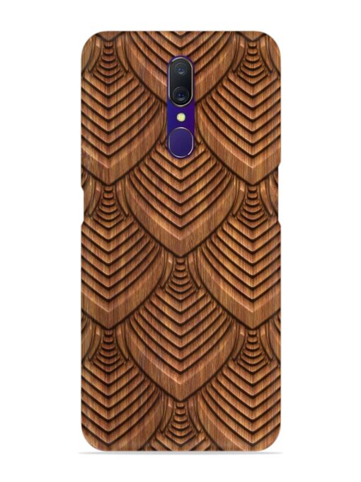 Carved Pattern On Snap Case for Oppo F11 Zapvi