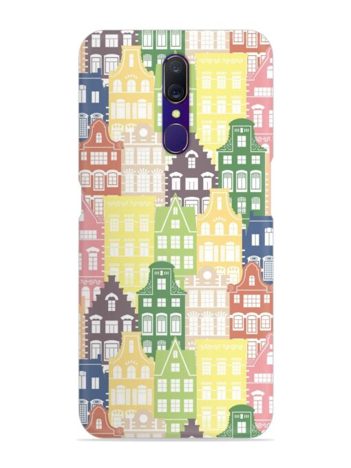 Seamless Shapes Pattern Snap Case for Oppo F11 Zapvi