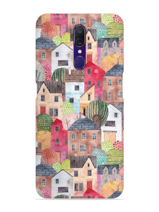 Abstract Seamless Pattern Snap Case for Oppo F11