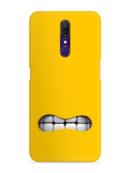 Mouth Character On Snap Case for Oppo F11 Zapvi