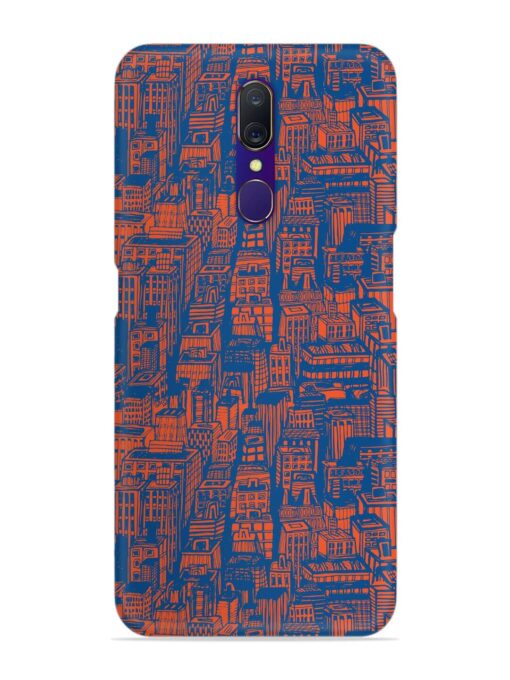 Hand Drawn Seamless Snap Case for Oppo F11 Zapvi