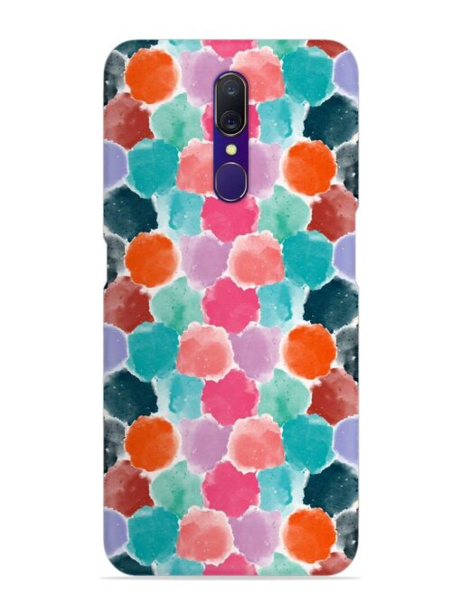 Colorful Seamless Pattern Snap Case for Oppo F11