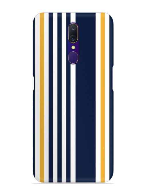 Seamless Stripe Pattern Snap Case for Oppo F11 Zapvi