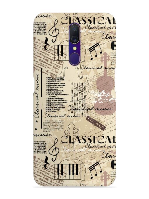 Classical Music Lpattern Snap Case for Oppo F11 Zapvi