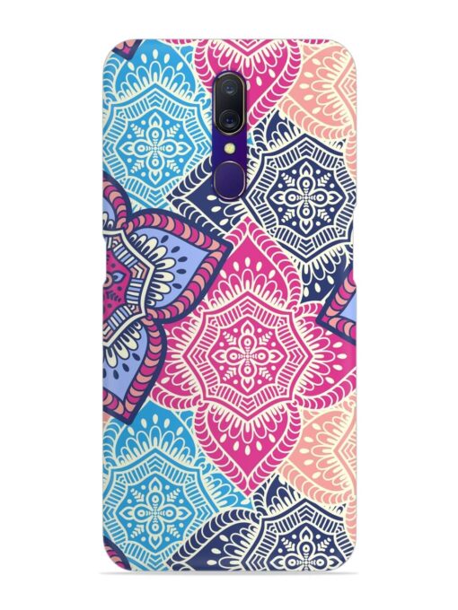 Ethnic Floral Seamless Snap Case for Oppo F11 Zapvi