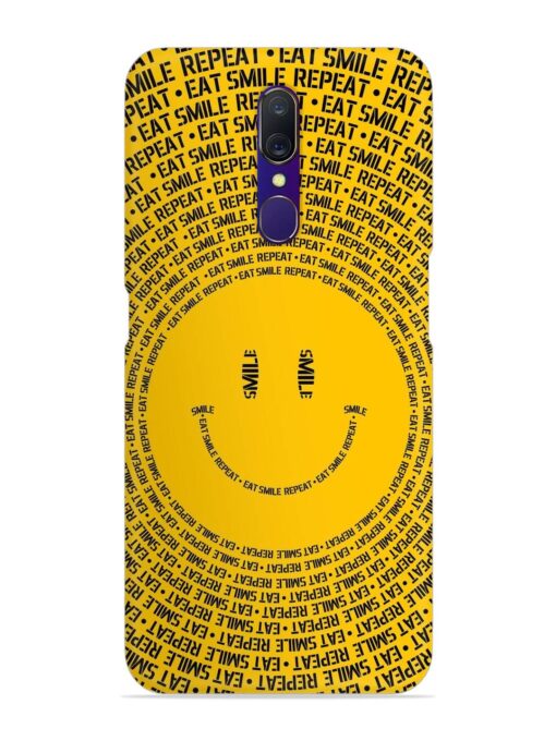 Smiley Snap Case for Oppo F11 Zapvi