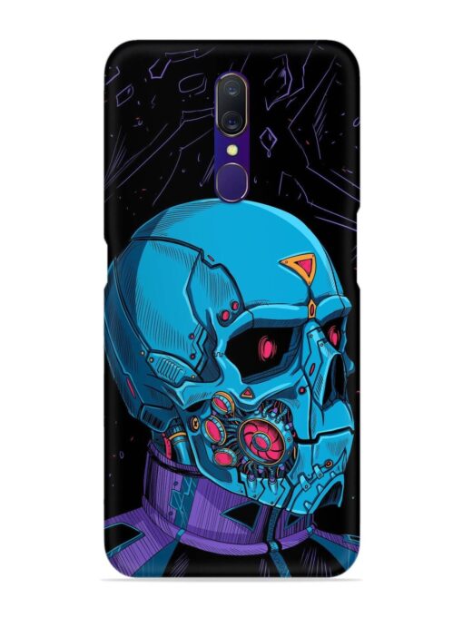 Skull Robo Vector Snap Case for Oppo F11