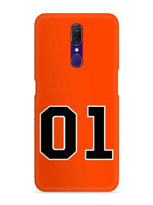 01 Number Snap Case for Oppo F11