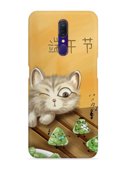 Cat Scorpion Dancing Snap Case for Oppo F11 Zapvi