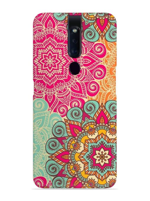 Mandala Seamless Snap Case for Oppo F11 Pro Zapvi