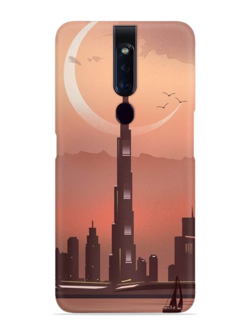 Landmark Burj Khalifa Snap Case for Oppo F11 Pro Zapvi