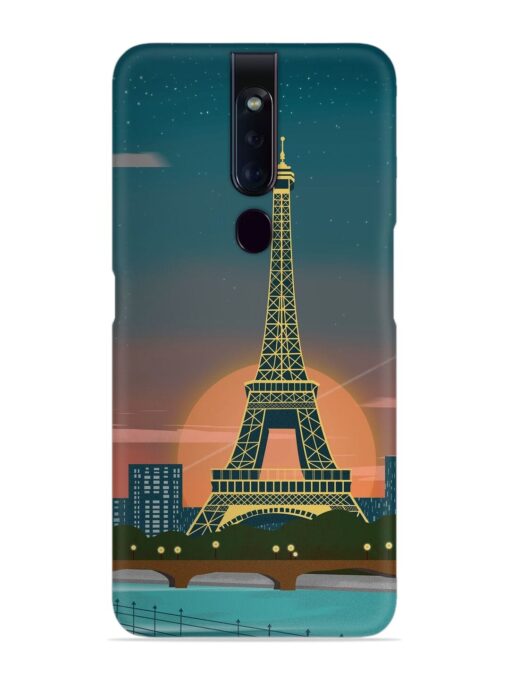 Scenery Architecture France Paris Snap Case for Oppo F11 Pro Zapvi