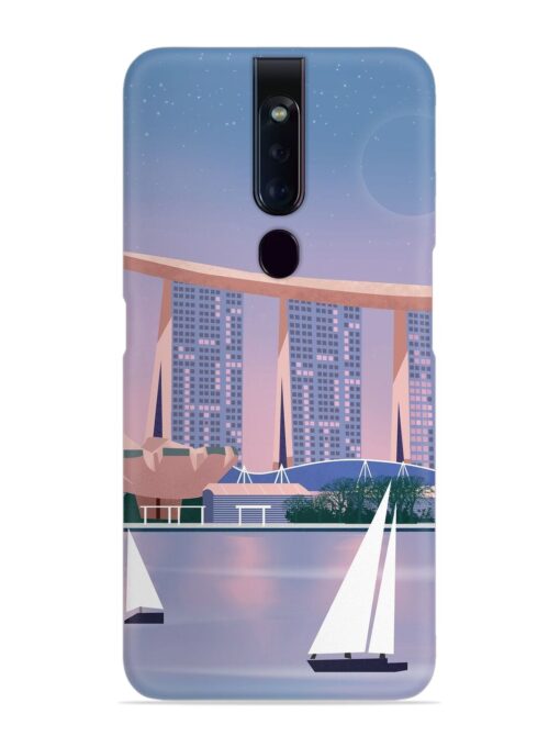 Singapore Scenery Architecture Snap Case for Oppo F11 Pro Zapvi