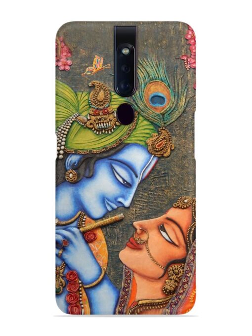 Lord Radha Krishna Flute Art Snap Case for Oppo F11 Pro Zapvi