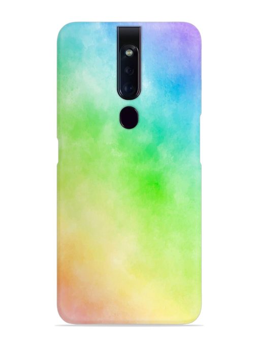 Watercolor Mixture Snap Case for Oppo F11 Pro