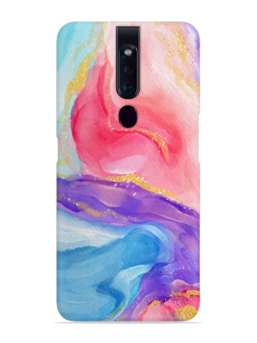 Watercolor Gradient Snap Case for Oppo F11 Pro