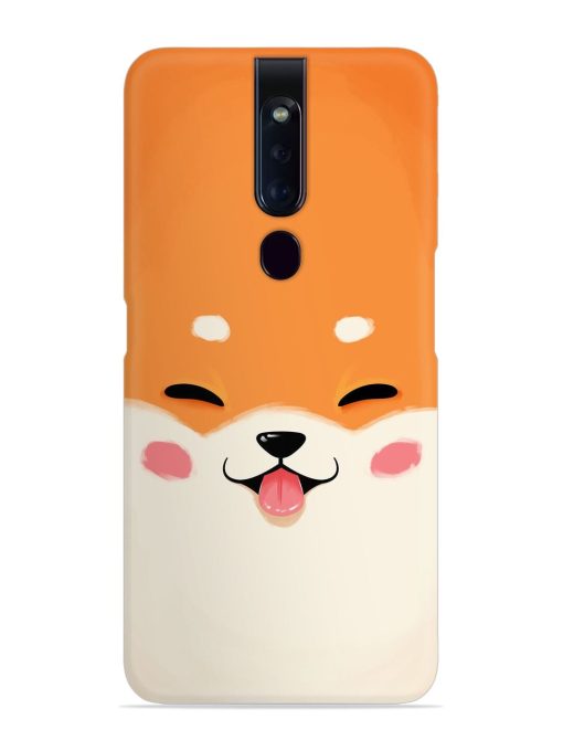 Happy Cat Art Snap Case for Oppo F11 Pro