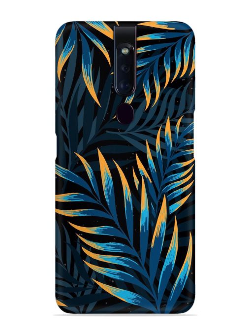 Abstract Leaf Art Snap Case for Oppo F11 Pro