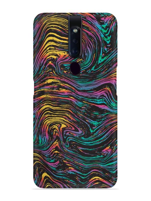 Abstract Liquid Colors Snap Case for Oppo F11 Pro