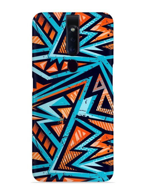 Abstract Seamless Grunge Snap Case for Oppo F11 Pro Zapvi