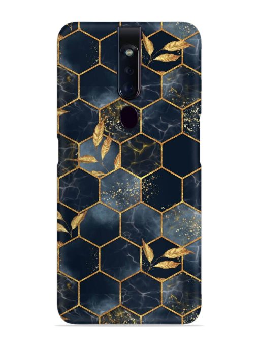 Marble Hexagon Seamless Snap Case for Oppo F11 Pro