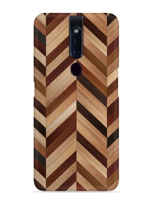 Seamless Wood Parquet Snap Case for Oppo F11 Pro