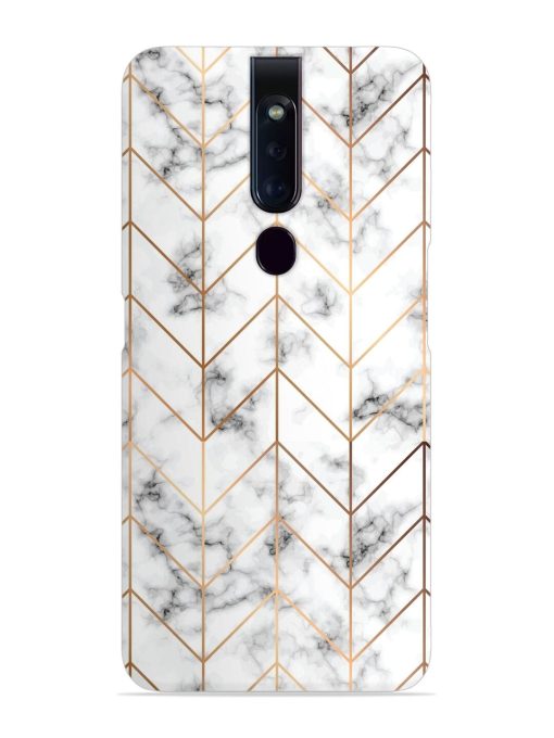 Vector Marble Texture Snap Case for Oppo F11 Pro Zapvi