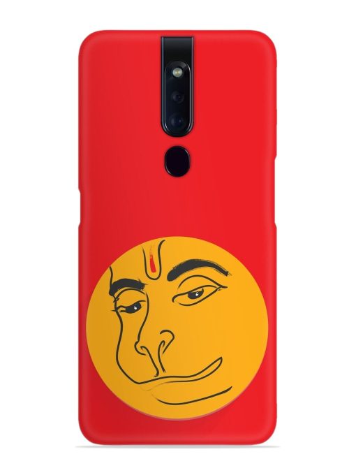 Lord Hanuman Vector Snap Case for Oppo F11 Pro Zapvi