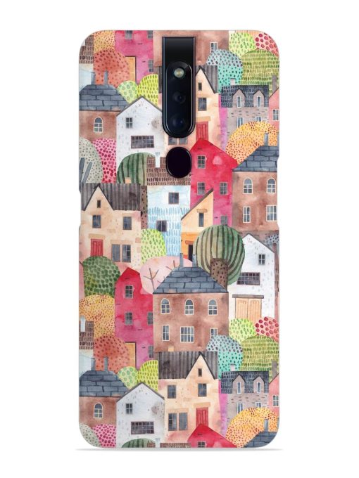 Abstract Seamless Pattern Snap Case for Oppo F11 Pro