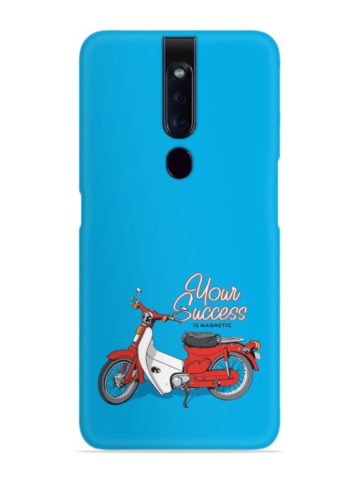 Motorcycles Image Vector Snap Case for Oppo F11 Pro