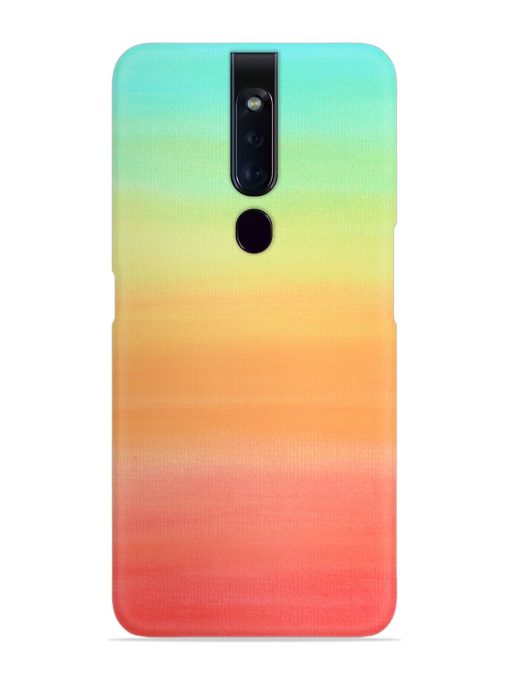 Background Sky Watercolor Snap Case for Oppo F11 Pro Zapvi