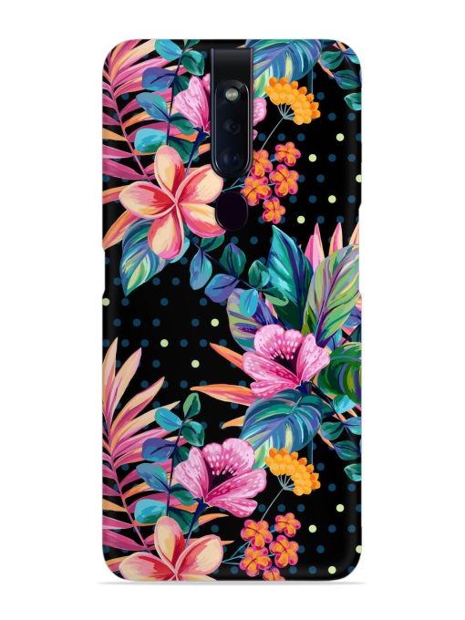 Seamless Floral Pattern Snap Case for Oppo F11 Pro Zapvi