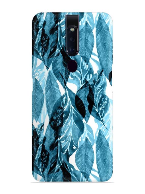 Leaves Pattern Jungle Snap Case for Oppo F11 Pro Zapvi