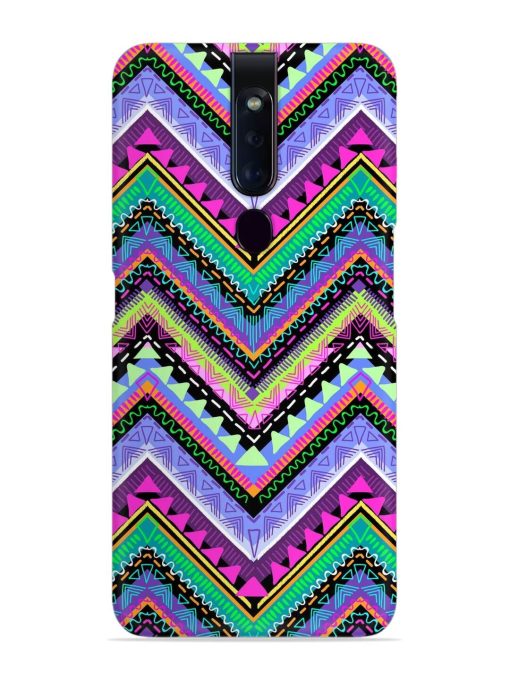 Tribal Aztec Print Snap Case for Oppo F11 Pro